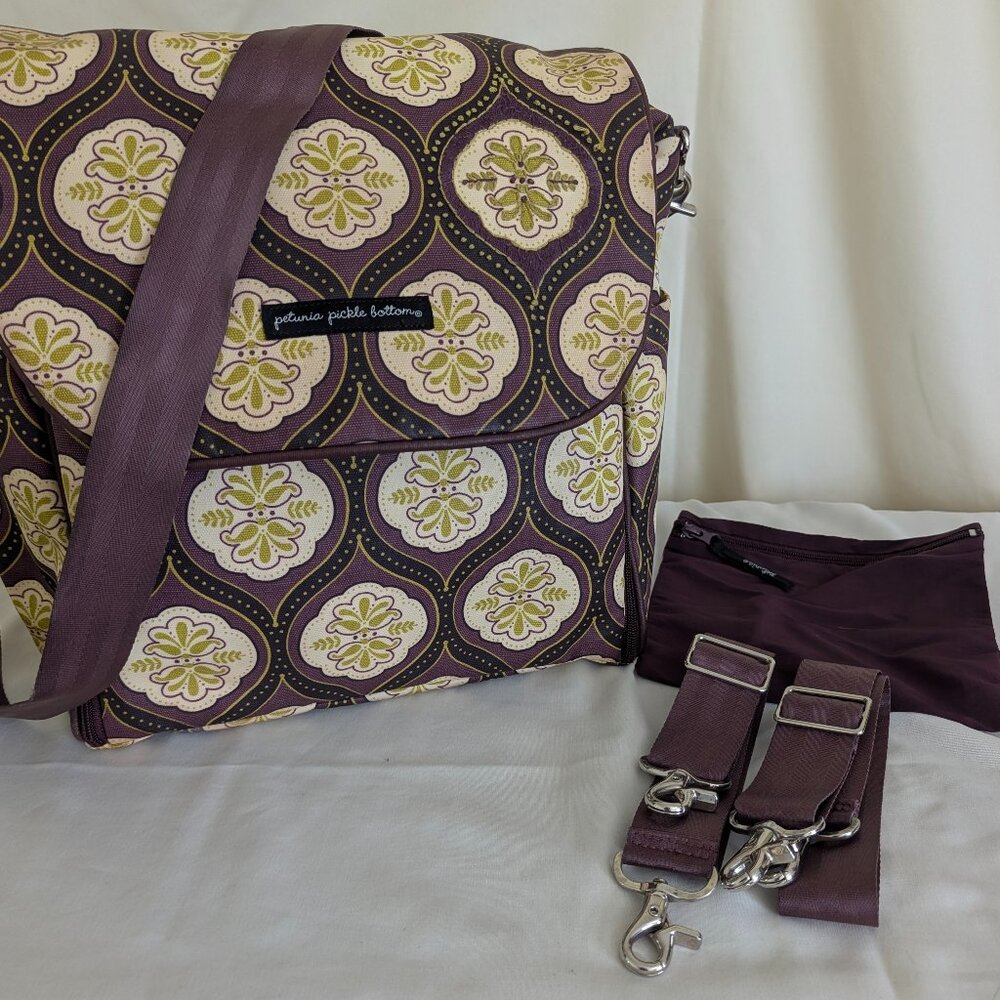 PETUNIA PICKLE BOTTOM DIAPER BAG/BACKPACK - RARE PATTERN